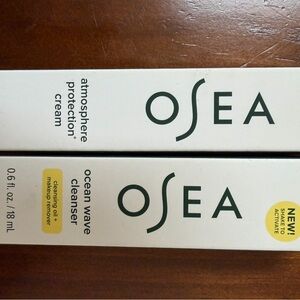 OSEA Set: Atmosphere Protection Cream & Ocean Wave Cleanser (0.6 fl oz each)